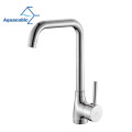 Aquacúbico flexible para un solo agujero cromado kaiping plegy kitchen grifo grifo